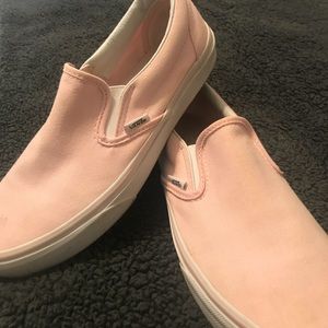 Pink Van slides! Great condition! Size 9.5 women